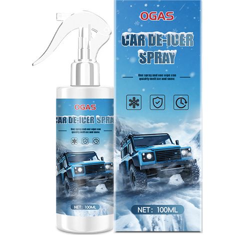 OGAS car snow removal spray for windshields, snow removal and de-icing. (1/5)