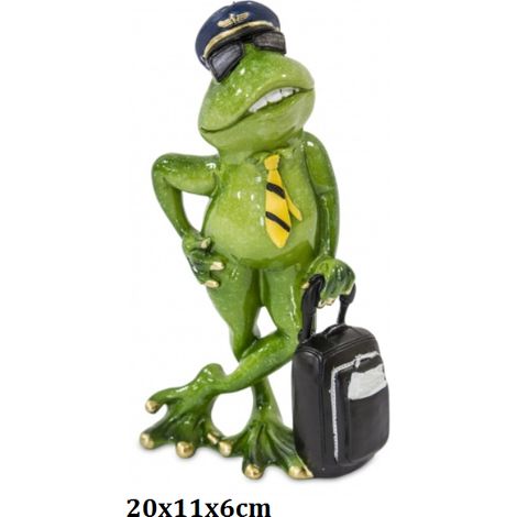 Froschpilot-Figur 20x11x6 (1/5)