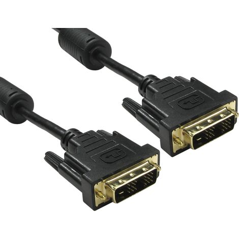 Câble DVI 10m RS PRO, DVI-D vers DVI-D Mâle vers Mâle ( Prix pour 1 )