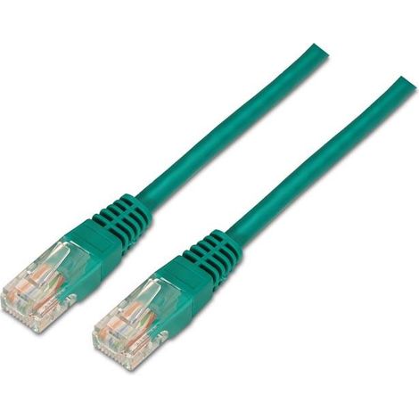 Cavo patch RJ45 UTP Cat5e RJ45 VERDE 3m (1/3)