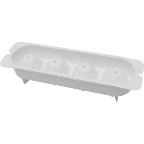 Moule À Glace Sphérique - Pour Boules De Glace De 5 Cm - En Plastique - Pour Whisky Et Boissons Raffinées - 4 Emplacements (1/5)