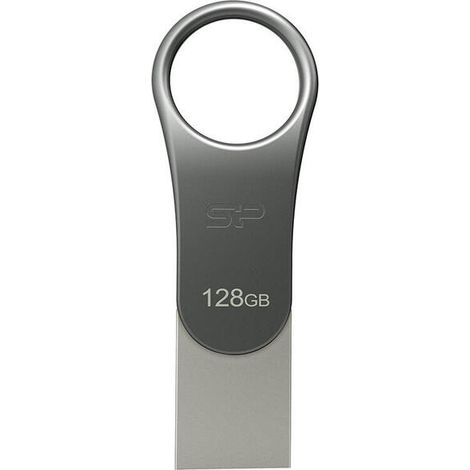 Sp Pendrive Otg+Usb 3,1 (Usb/Tipo C) 128Gb Plata (1/3)