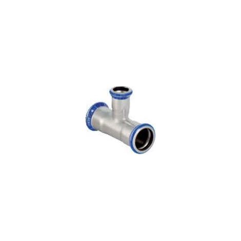 Geberit Mapress acciaio inossidabile Raccordo a T ridotto, DN 20 / 15 / 15, dø 22 mm, 31228 (1/2)