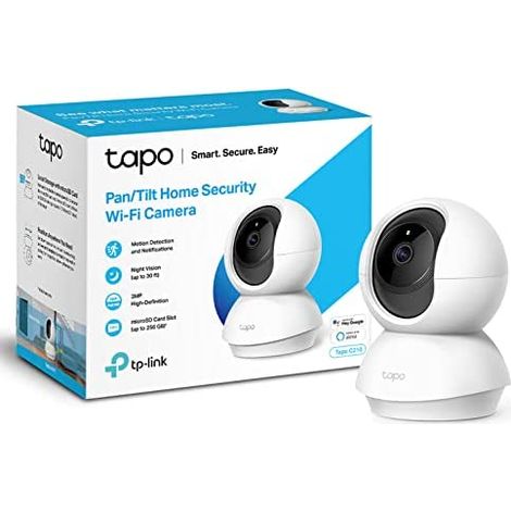 Tapo C210 Cámara de seguridad IP Interior Almohadilla 1920 x 1080 Pixeles Techo/Escritorio (1/5)
