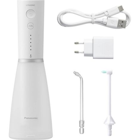 [NEUWERTIG] B-Ware Panasonic Munddusche Zahnreiniger EW-DJ86 Ultraschall weiß 5 Stufen Akku