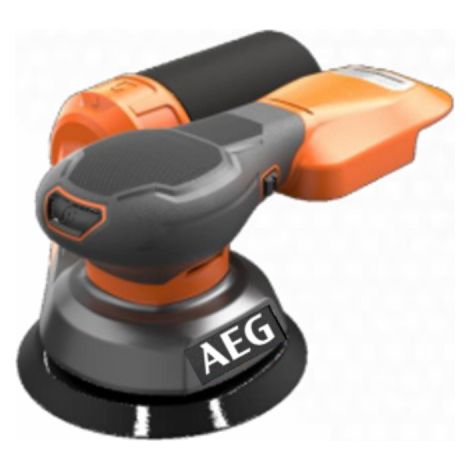 AEG – Ponceuse excentrique 18V Brushless – 125mm – Variateur 6 positions – Système auto-agrippant pour abrasifs – Pour bois dur - BEX18SBL-125-0