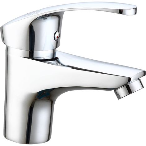 Robinet Mitigeur de lavabo chromé (1/2)