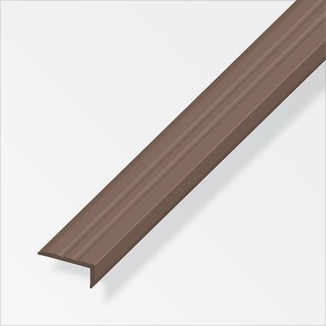 terminale 25x11 pvc marrone - 1 metro.