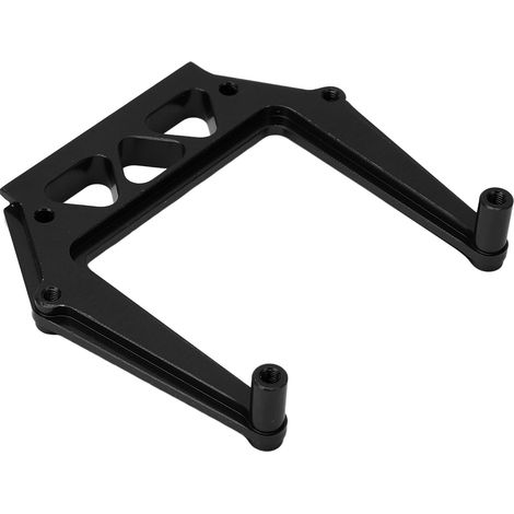 Vordere Montagehalterung aus Aluminiumlegierung für Traxxas Slash ferngesteuertes Auto (schwarz) (1/5)
