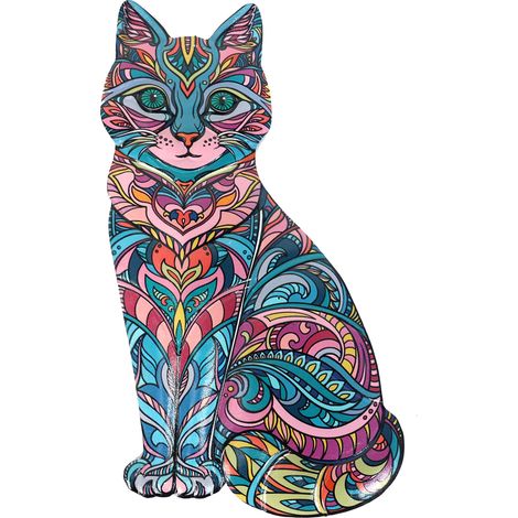 Signes Grimalt Gato Jardin Blaue Katzenfigur 31x17x1cm