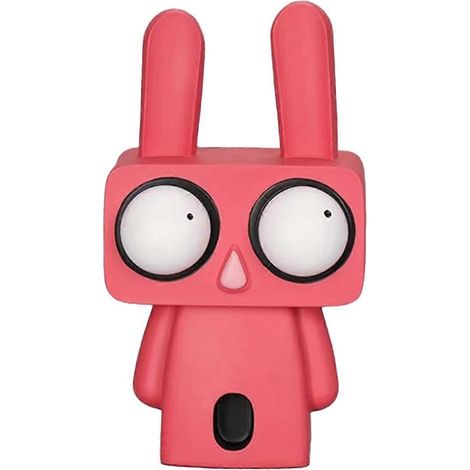 Sculptures de lapins aux grands yeux en résine, statue de lapin de dessin animé, art moderne B-- (1/5)