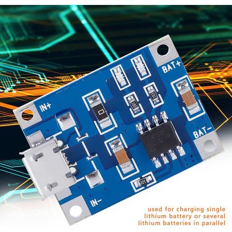 10 modules de protection pour chargeur de batterie au lithium Micro USB 1A, carte de charge (1/5)