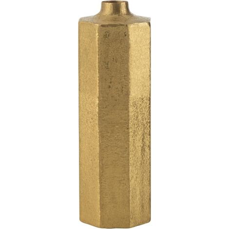 Vase Haut Déco "Octogone" 55cm Or (1/4)
