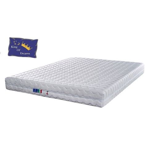 Matelas 140x200 - Hauteur 20 cm - Déhoussable 3 côtés - Housse Lavable - Soutien Ferme - Confort Idéal - Usage Quotidien - Pink Diamond (1/5)