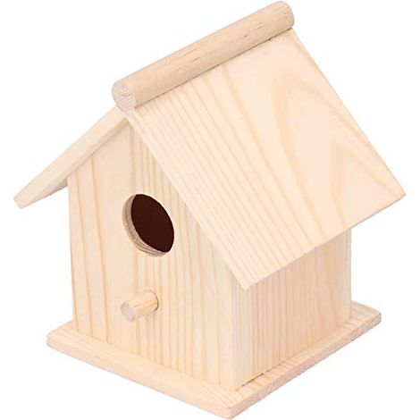 Maison oiseaux bois suspendue – nichoir – durable – jardin extérieur – oiseaux sauvages