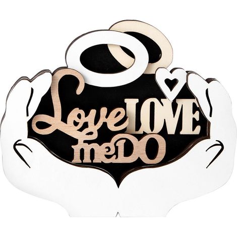Panneau en Bois pour Mariage - Pendaison Décorative Amitié - Plaque Murale en Bois (1/4)