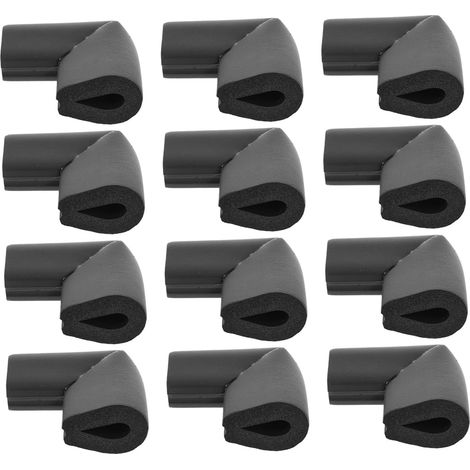 Lntyq 12 Pièces Cadre photo meubles verre en forme de U coin de protection transport mobile protecteur d'angle en mousse mobile 12 pièces Protège-angles pour table tableau