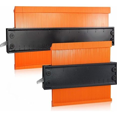 Duplicatore di contorni, 2 pezzi, 25 cm e 15 cm, per legno e piastrelle. (1/4)