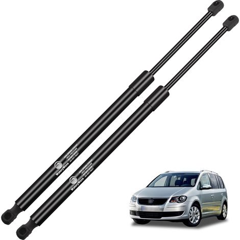 2 x Boot Struts for Touran (1T1, 1T2), for Touran (1T3) Stainless Steel Tailgate Liftgate Lift, Black Gas Strut, Replace 1T0827550C (1/5)
