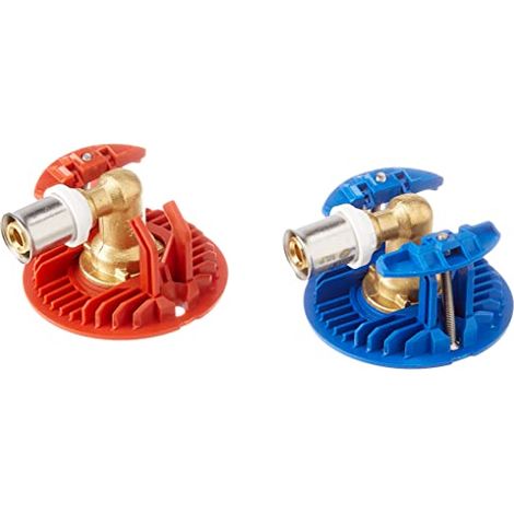SOMATHERM FOR YOU - 303520501 - raccordo di fissaggio impianto doccia o vasca da bagno/doccia multistrato tubo Ø16 - Kit Completo di raccordi a pressare F15 / 21 (1/4)