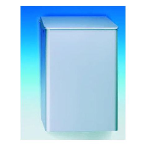 Poubelle en aluminium anodisé, 6 l. Dimensions (H x L x P) : 320 x 212 x 164 mm
