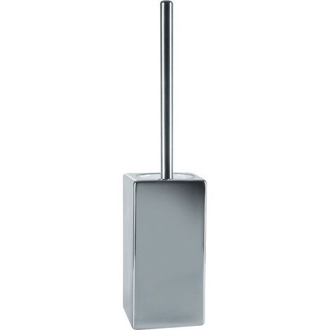 Brosse Wc avec support Porcelaine QUADRO Chrome Spirella (1/2)