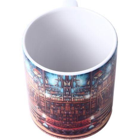 Mug 3D avec étagère, mug à thé, mug en céramique résistant à la chaleur, multifonctionnel, pour la maison, la chambre d'étudiant, le bureau, type 5 (1/5)