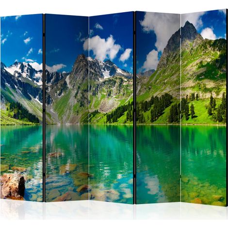 Paravent 5 Volets "Mountain Lake" 172x225cm (1/2)