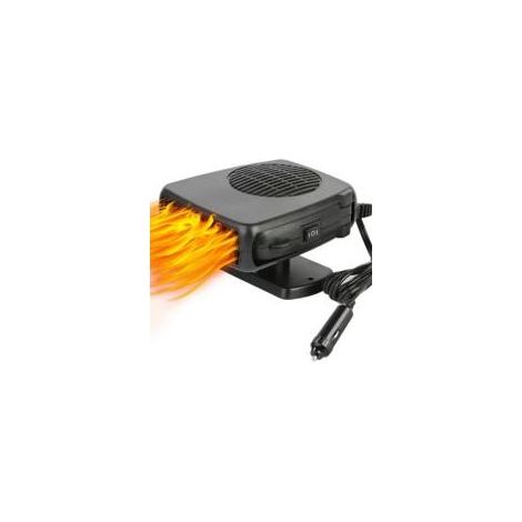 Convient pour Chauffage de voiture 12 V 200 W – Ventilateur de pare-brise 2 en 1 – Dégivreur avec prise allume-cigare – Chauffage instantané et désembuage rapide (1/2)