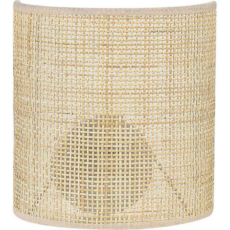 Wandlampe CARIO Rattan Naturfarben