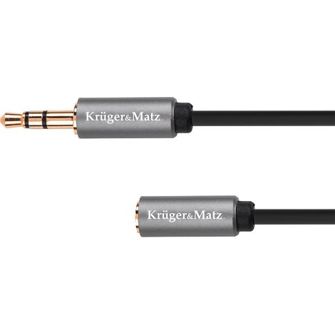 Câble jack 3,5 mm Kruger&Matz Basic, 180 cm (1/2)