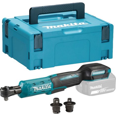 Makita DWR180Z 18v LXT Ratchet Wrench 1/4"" Or 3/8"" Square Drive Bare + Makpac
