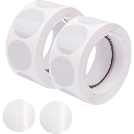 1000 Pièces Étiquettes de Sceau Transparentes Autocollants Ronds Étiquettes Adhésifs Ronds Claires d'Emballage Enveloppe (1/5)