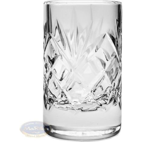 Copas de vodka de cristal de 30 ml con diseño de piña.