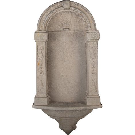 Bougeoir Mural Chandelier en Céramique Grise Décoration de Maison 39 x 13 x 78 cm - PANGIVO (1/4)