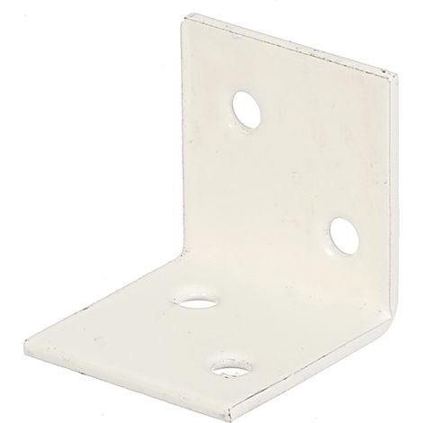 SQUADRETTA AD ANGOLO 30X30X30MM BIANCA