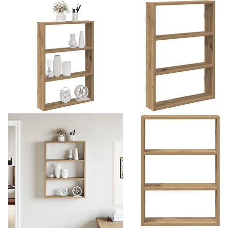Wandregal Artisan-Eiche 43x9x60 cm Holzwerkstoff - Holzwerkstoff - Wandmontage (1/5)