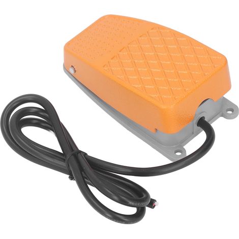 Interrupteur au pied 250 V, contact argenté, boîtier antidérapant en alliage d'aluminium, commande au pied pour scie circulaire, normalement fermé (1/5)