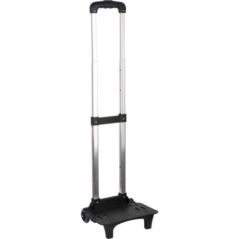 Chariot à Sac à Dos, Chariot pour Sacs à Dos Scolaires Garçon et Fille, Trolley pour roulettes Alliage D'aluminium avec Tige Télescopique (1/5)