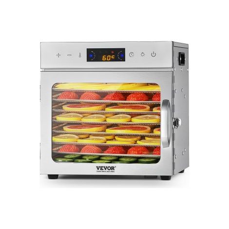 Déshydrateur alimentaire - 8 plateaux en acier inox (1/5)
