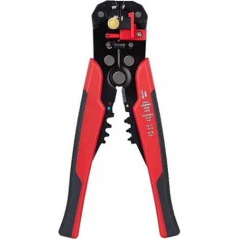 Pince à dénuder automatique multifonctionnelle, pince à dénuder les fils de technologie importée, tire-fils, dénudeur électrique, rouge-205 (1/5)