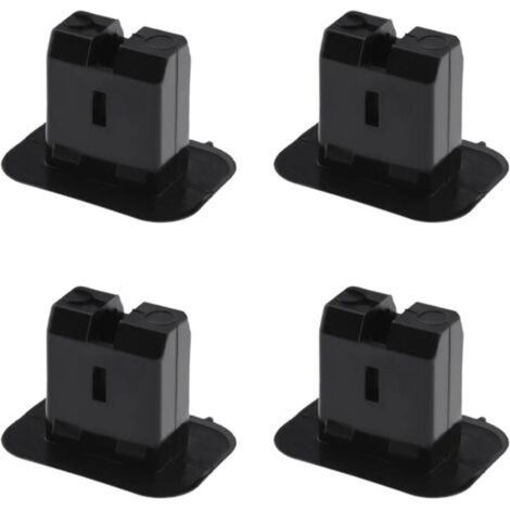 Lot de 4 clips de fixation en plastique pour siège arrière de siège arrière Compatible avec A4 B6 B7 A6 C5 C6 Compatible avec VW les accessoires automobiles (1/5)