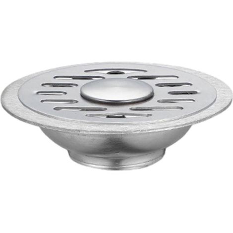 Siphon de sol, drain d'égout, anti-odeurs, anti-refoulement, bonde de piscine, couvercle de crépine de douche, couvercle pour évier de cuisine ou de buanderie-11.8x2.8cm Double