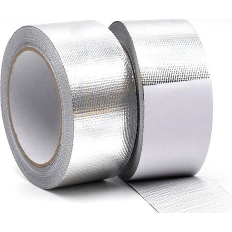 2 rouleaux de ruban adhésif isolant pour échappement de 5 m x 5 cm, écran thermique pour échappement, adapté aux tuyaux d'échappement de motos et de voitures. (1/5)