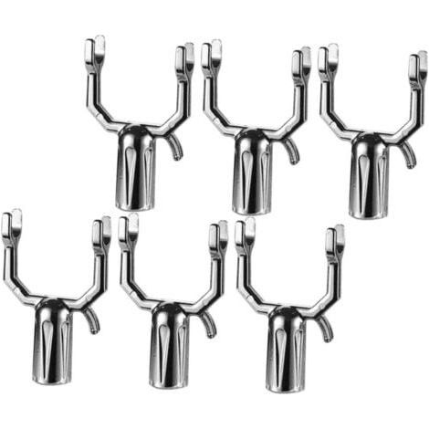 Juego de 6 horquillas de soporte para árboles de aleación de aluminio, soportes metálicos para ramas y troncos de árboles frutales. (1/5)