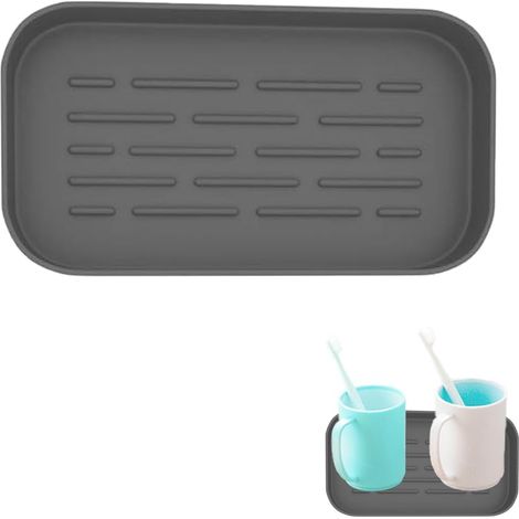 Repose-cuillère silicone multifonction, résistant et facile à nettoyer. Idéal pour ranger vos ustensiles en cuisine. (1/5)