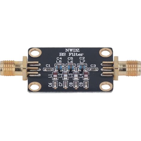 Filtre coupe-bande passif 88-108MHz, module anti-interférences FM, réjection d'ondes, atténuation de bruit, pour radio et émetteur. (1/5)