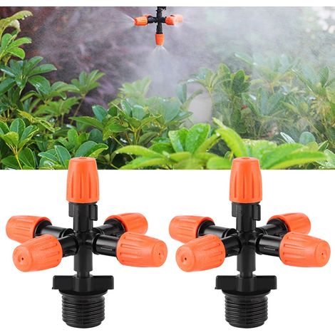 Buse de pulvérisation réglable pour jardin, filetage mâle G1/2, pour micro-irrigation goutte à goutte (1/5)