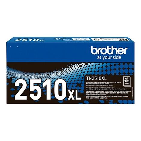 Toner noir haute capacité Brother TN2510XL - 3 000 pages