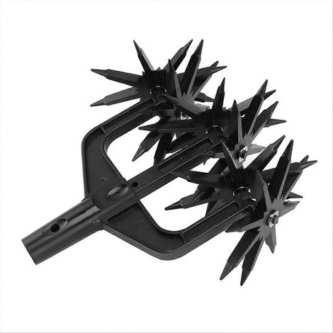 Jardin Soil Scarifier Wear 2 en 1 Ventilated Scarifier Rotary Tiller pour jardin Rotary Cultivator outil (1/5)